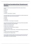NCLEX Prep-Foundations Exam 1 Questions and Answers&period;