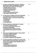 NR 283 PATHO EXAM 2 NEWEST 2024 ACTUAL EXAM COMPLETE ACCURATE EXAM QUESTIONS WITH DETAILED VERIFIED ANSWERS &lpar;100&percnt; CORRECT ANSWERS&rpar; &sol;ALREADY GRADED A&plus;
