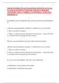 NR 283 PATHO FINAL EXAM 2024 NEWEST ACTUAL EXAM QUESTIONS WITH DETAILED VERIFIED ANSWERS &lpar;100&percnt; CORRECT ANSWERS&rpar; &sol;ALREADY GRADED A&plus;