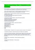 Talent Acquisition Test 1 Questions And Answers