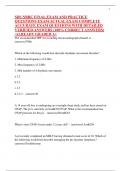 SDS NBRC FINAL EXAM AND PRACTICE QUESTIONS EXAM ACTUAL EXAM COMPLETE ACCURATE EXAM QUESTIONS WITH DETAILED VERIFIED ANSWERS &lpar;100&percnt; CORRECT ANSWERS&rpar; &sol;ALREADY GRADED A&plus;