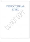 Exam &lpar;elaborations&rpar; Structural steel