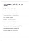MCS Quiz part 2 with 100&percnt; correct answers 