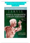 Test Bank for Physical Examination and Health Assessment 9th Edition by Carolyn Jarvis 