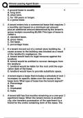 ILLINOIS REAL ESTATE LEASING AGENT EXAM NEWEST 2024 EXAM AND PRACTICE QUESTIONS COMPLETE 350 QUESTIONS AND CORRECT ANSWERS &lpar;VERIFIED ANSWERS&rpar; &vert;ALREADY GRADED A&plus;