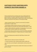 CACP EXAM STUDY QUESTIONS WITH COMPLETE SOLUTIONS GRADED A&plus;
