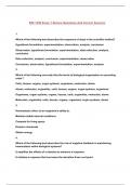 BIO 1300 Exam 1 Review Questions And Correct Answers