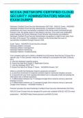 NCCSA &lpar;NETSKOPE CERTIFIED CLOUD SECURITY ADMINISTRATOR&rpar; NSK101 EXAM DUMPS