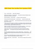 QMA State Test Verified And Updated 2025&period;