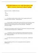 BTE450 Midterm test with Questions and 100&percnt; Correct Answers&vert; Latest Update