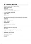 DCASE FINAL REVIEW questions and answers