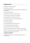 DCASE UNIT 4  questions and answers