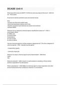 DCASE Unit 4 questions and answers