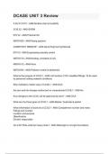 DCASE UNIT 3 Review questions and answers