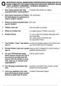 HOOTSUITE SOCIAL MARKETING CERTIFICATION EXAM 2024 ACTUAL  EXAM COMPLETE 350 QUESTIONS WITH DETAILED VERIFIED ANSWERS  &lpar;100&percnt; CORRECT ANSWERS&rpar; &sol; ALREADY GRADED A&plus;