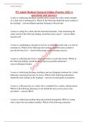 PN Adult Medical Surgical Online Practice 2023 A questions and answers