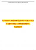 Evidence based practice for nurses appraisal and application of researc