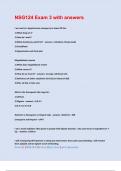 NSG124 Exam 3 with answers