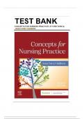 Test Bank For  Concepts for Nursing Practice &lpar;4TH Ed&rpar; by Jean Giddens 2024&sol;25 &vert; Complete Solution Guide &vert; Grade A&plus;&period;