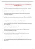 Food Science Study Guide &vert; Questions with 100&percnt; Correct Answers &vert; Updated &Verified &vert; 2024-2025 &vert; 100&percnt; Score