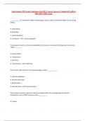Food Science CDE Exam &vert; Questions with 100&percnt; Correct Answers &vert; Updated &Verified &vert; 2024-2025 &vert; 100&percnt; Score