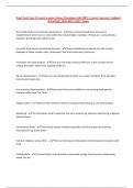 Food Tech Year 10 yearly exam revision &vert; Questions with 100&percnt; Correct Answers &vert; Updated &Verified &vert; 2024-2025 &vert; 100&percnt; Score