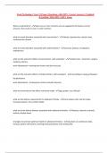 Food Technology Year 12 Exam &vert; Questions with 100&percnt; Correct Answers &vert; Updated &Verified &vert; 2024-2025 &vert; 100&percnt; Score