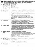 MEDCA PHLEBOTOMY CERTIFICATION EXAM NEWEST 2024-2025 COMPLETE 150 QUESTIONS AND CORRECT DETAILED ANSWERS