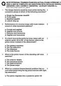 NCSF PERSONAL TRAINING EXAM 2024 ACTUAL EXAM 2 VERSIONS &lpar;VERSION A AND B&rpar; COMPLETE 450 QUESTIONS WITH DETAILED VERIFIED  ANSWERS &lpar;100&percnt; CORRECT ANSWERS&rpar; &sol; ALREADY GRADED A&plus;