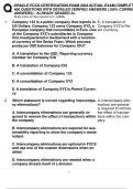 ORACLE FCCS CERTIFICATION EXAM 2024 ACTUAL EXAM COMPLETE  400 QUESTIONS WITH DETAILED VERIFIED ANSWERS &lpar;100&percnt; CORRECT  ANSWERS&rpar; &sol; ALREADY GRADED A&plus;