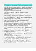 TFM11 Exam &ndash; Questions With Complete Answers &lpar;A&plus;&rpar;