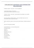 CMN 420 EXAM 1 QUESTIONS AND ANSWERS WITH SOLUTIONS 2025