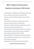 MBI 131 Miami University Exam 1 Questions and Answers 100&percnt; Solved