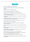 IICRC OCT EXAM QUESTIONS AND ANSWERS