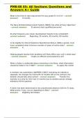 PMK-EE E5 All Sections Questions and Answers A&plus; Guide