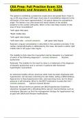 CEA Prep Full Practice Exam 324 Questions and Answers A&plus; Guide