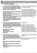 ATI RN MED SURG PROCTORED 2024 PRACTICE EXAM QUESTIONS BANK  50 QUESTIONS AND CORRECT DETAILED ANSWERS WITH RATIONALES  &lpar;VERIFIED ANSWERS