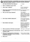 OCANZ WRITTEN FINAL EXAM NEWEST 2024 ACTUAL EXAM 100 QUESTIONS AND CORRECT DETAILED ANSWERS &lpar;VERIFIED ANSWERS&rpar;