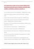 ATC ENON FINAL EXAM ACTUAL EXAM COMPLETE 250 QUESTIONS WITH DETAILED VERIFIED ANSWERS &lpar;100&percnt; CORRECT ANSWERS&rpar; &sol;ALREADY GRADED A&plus;