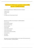 Relativity 9&period;6 RCA Exam questions Solved 100&percnt; Correct &vert; Verified Answers