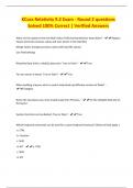 KCura Relativity 9&period;2 Exam - Round 2 questions Solved 100&percnt; Correct &vert; Verified Answers