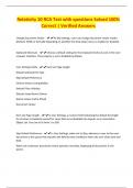 Relativity 10 RCA Test with questions Solved 100&percnt; Correct &vert; Verified Answers