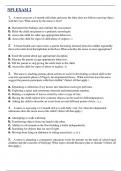 NP1 EXAM 2 2024&sol;2025 &vert; QUESTIONS WITH 100&percnt; VERIFIED ANSWERS AND COMPREHENSIVE RATIONALES &vert; GRADED A&plus;