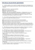 NP1 FINAL EXAM STUDY QUESTIONS 2024&sol;2025 &vert; QUESTIONS WITH 100&percnt; VERIFIED ANSWERS AND COMPREHENSIVE RATIONALES &vert; GRADED A&plus;