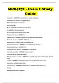 MCB4271 - Exam 1 Study Guide 