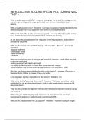  INTRODUCTION TO QUALITY CONTROL &comma;QA AND QAC TEST 1-6