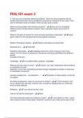PHIL101 exam 3 Questions And Answers With Latest Updates