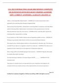 CLC 222 CONTRACTING EXAM 2024 NEWEST COMPLETE 120 QUESTIONS WITH DETAILED VERIFIED ANSWERS &lpar;100&percnt; CORRECT ANSWERS&rpar; &sol; ALREADY GRADED A&plus;