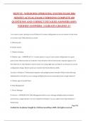  FEDVTE - WINDOWS OPERATING SYSTEM EXAM 2024 NEWEST ACTUAL EXAM 2 VERSIONS COMPLETE 450 QUESTIONS AND CORRECT DETAILED ANSWERS &lpar;100&percnt; VERIFIED ANSWERS&rpar; &vert;ALREADY GRADED A&plus;