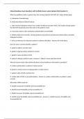 Clinical Readiness Exam Questions with Verified Answers Latest Update 2024 &lpar;Graded A&plus;&rpar;